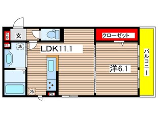 メゾンドアジュールの物件間取画像